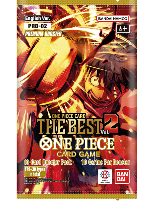 One Piece The Best Vol.2 PRB-02 Booster Anglais Bandai (Boite x 20) PRB02 EN