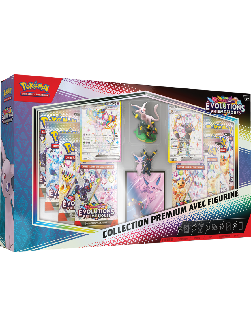 Pokemon Evolutions Prismatiques Coffret premium Figurine FR