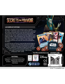 Star Wars Unlimited Secrets du Pouvoir Pack Avant premiere FR FFG