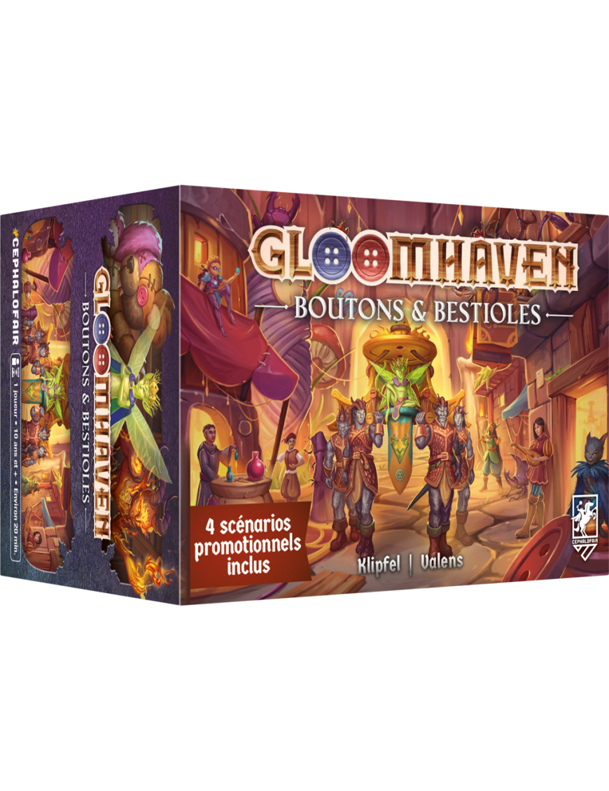Gloomhaven Boutons & Bestioles FR Cephalophair