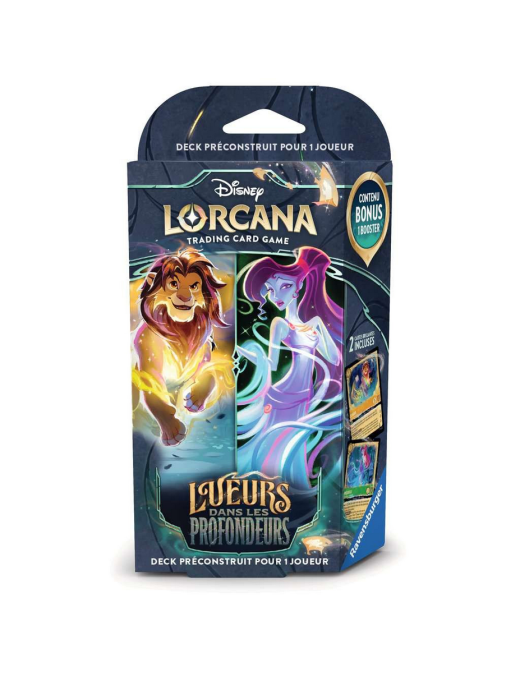 Lorcana Disney Lueurs dans les Profondeurs Deck de démarrage Simba et Megara FR Chapitre 10