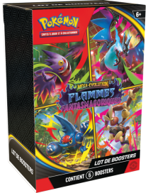 Pokemon Mega Evolution flammes Fantasmagoriques Bundle 6 Boosters ME02 FR