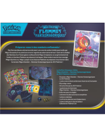 Pokemon Mega Evolution flammes Fantasmagoriques Coffret Dresseur d'Elite ME02 FR ETB