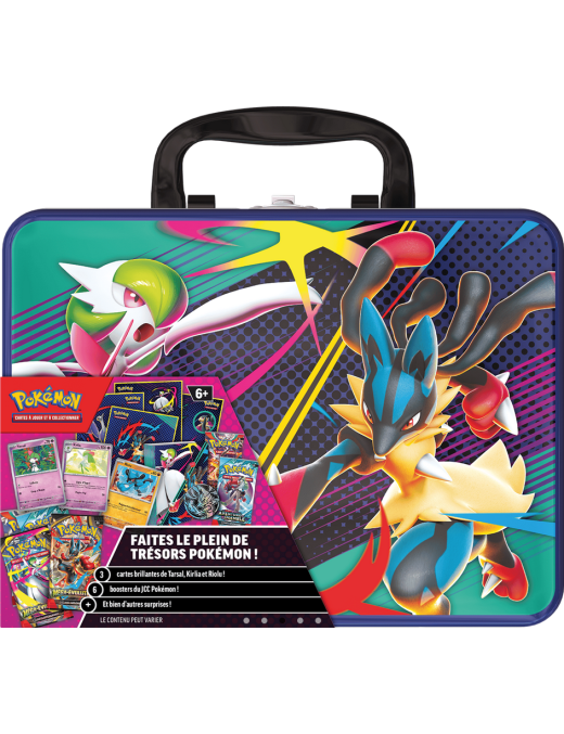 Pokemon Coffre aux trésors Lunch Box Gardevoir vs Lucario FR