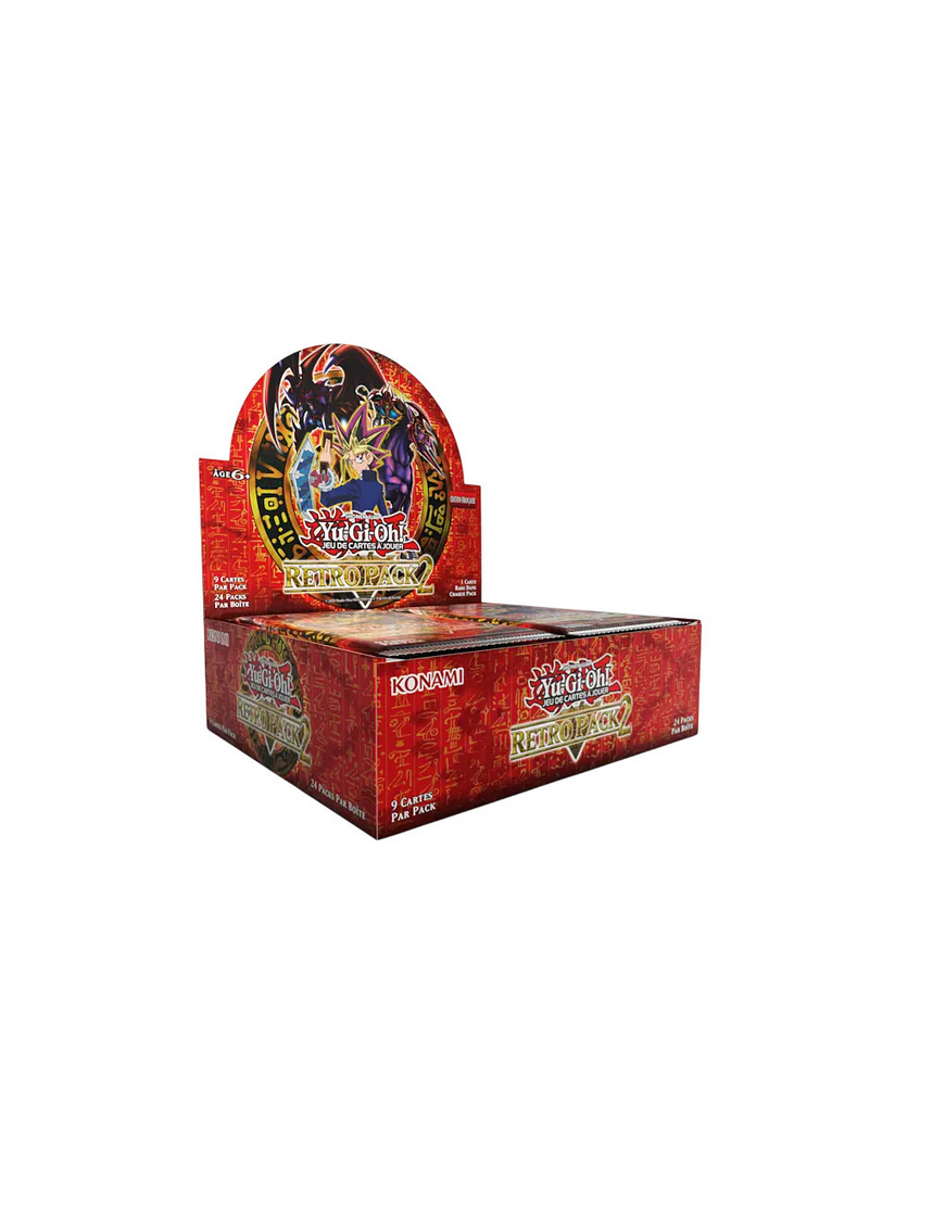 YuGiOh Boite de 24 Boosters Retro Pack 2 de réimpression 2025 Display Scéllé FR