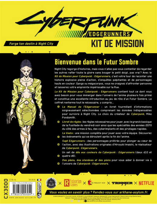 Cyberpunk Edge Runner Kit de Mission FR ARKHANE