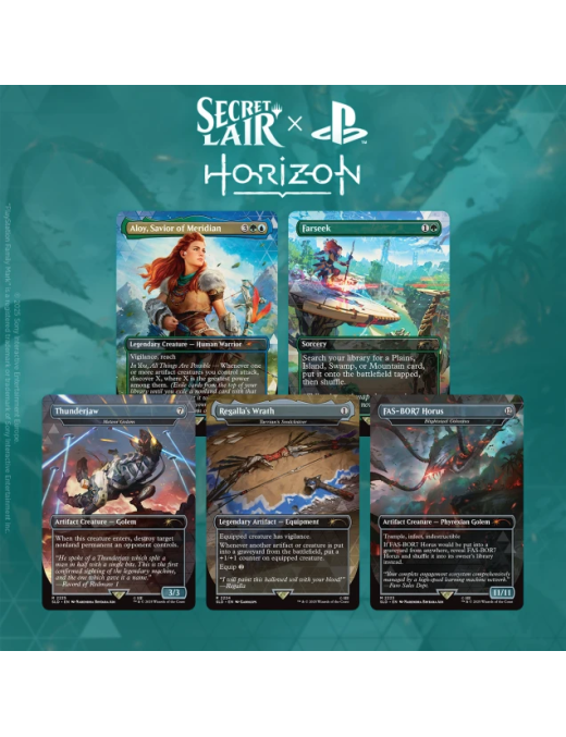 Magic Secret Lair X Horizon Zero Dawn The Playstation Superdrop Anglais