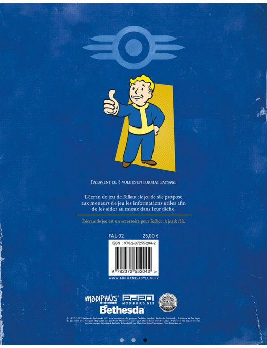 Fallout Le Jeu de rôle Écran du Meneur de Jeu FR Arkhane Asylum