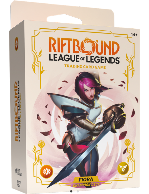 Riftbound : League of Legends TCG Set 2 Spiritforged Deck Fiora Anglais