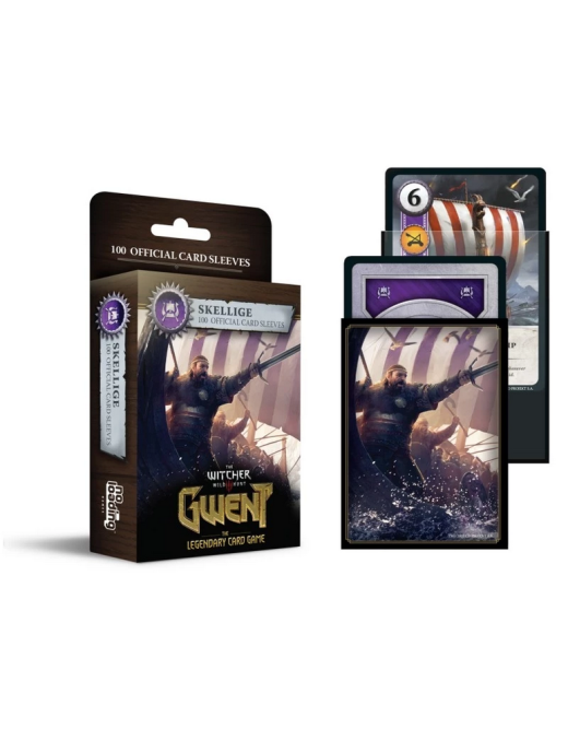 Gwent : Protege Cartes Skellige x100 FR  No Loading Games