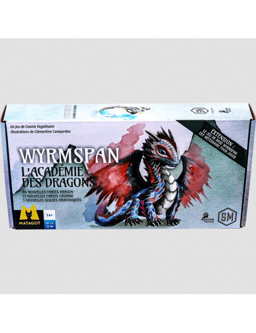 Wyrmspan extension L'Académie des Dragons FR Matagot