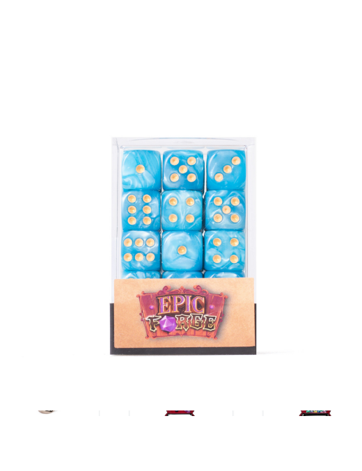 Set de 36 D6 Bleu Epic Forge
