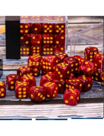 Set de 36 D6 Rouge Epic Forge