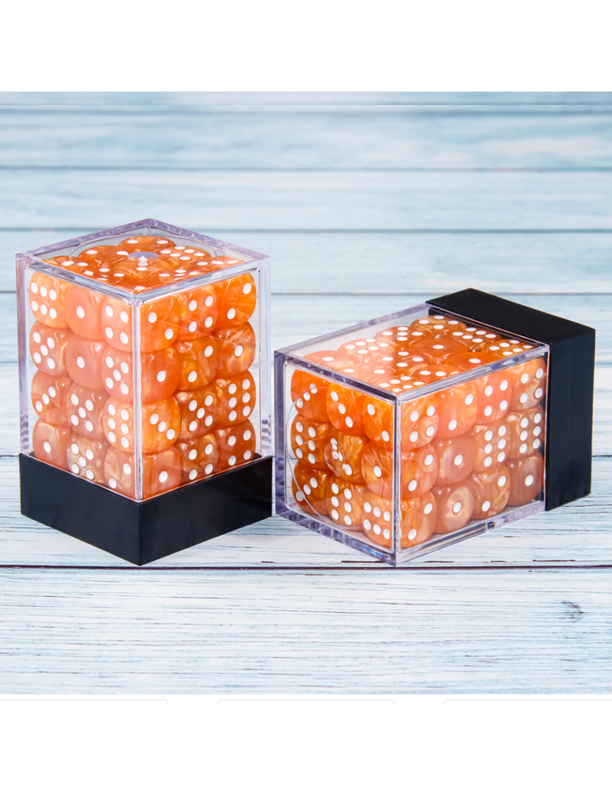 Set de 36 D6 Orange Nacré Epic Forge