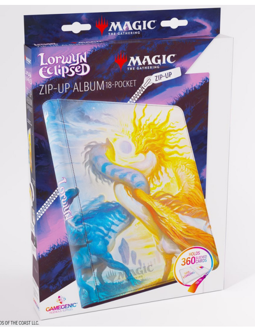 Magic Lorwyn Eclipse Binder Zip 360 Cartes Eirdu et Isilu FR Gamegenic