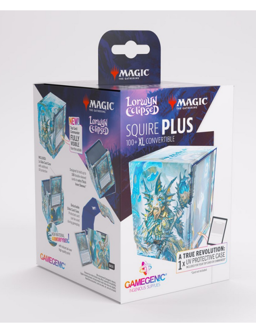 Magic Lorwyn Eclipse Deck Box Squire + XL Sygg, Wanderwine Wisdom FR Gamegenic