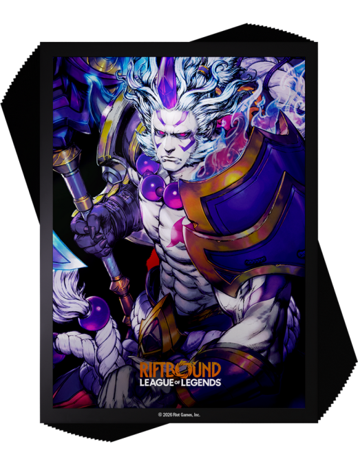 Sleeves Riftbound x100 Spiritforged Darius UVS Games