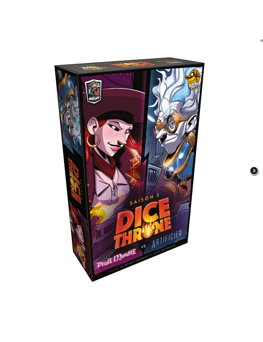 Dice Throne S2 Artificier vs Pirate Maudite Fr Lucky duck games