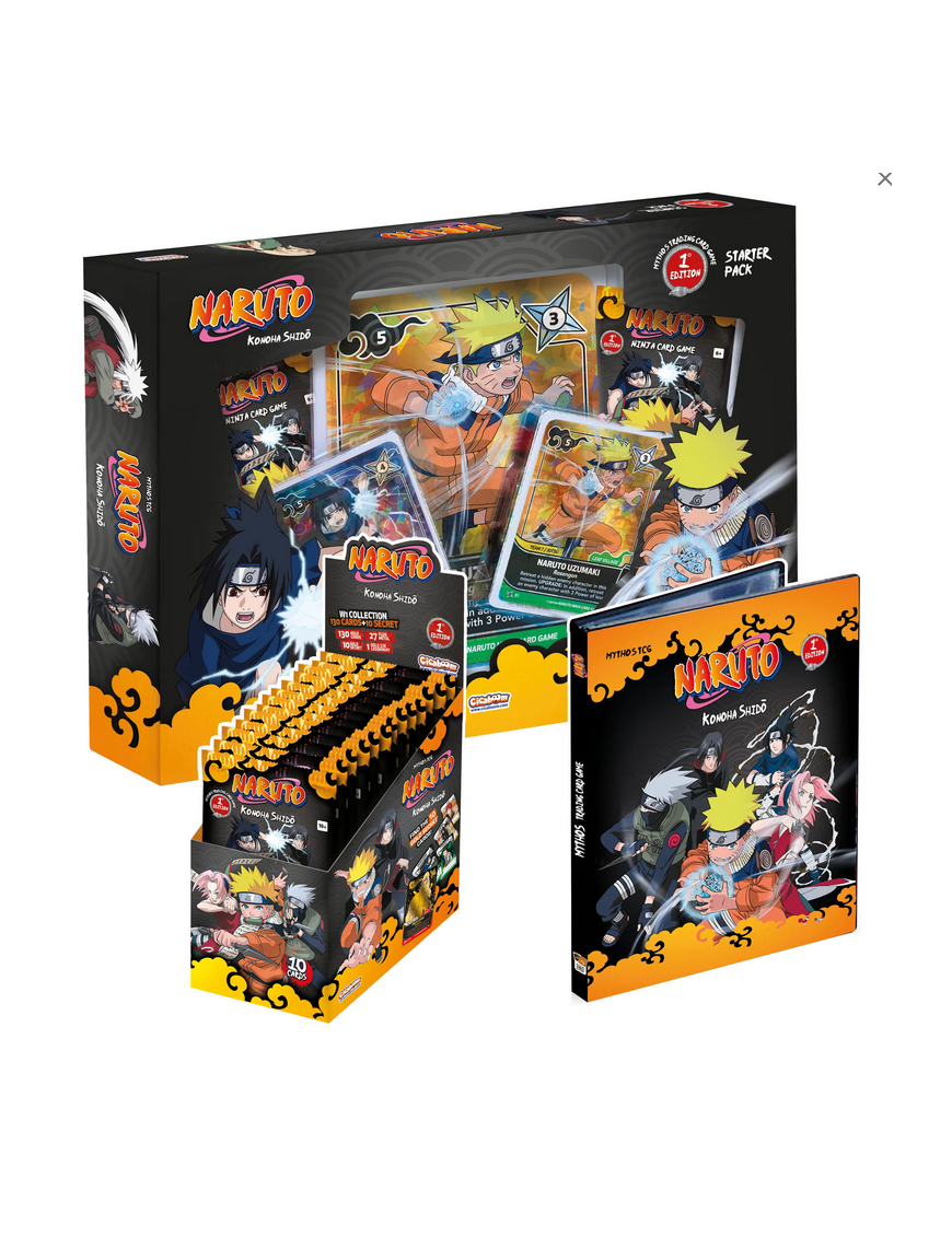 Naruto Mythos TCG 1er Chapitre Konoha Shido Pack Découverte FR