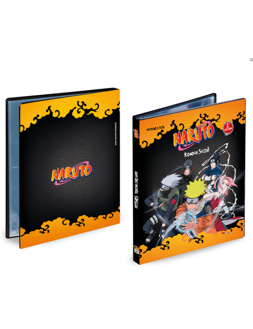 Portfolio A4 Naruto Mythos TCG Pokemon 288 Cartes FR