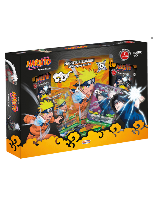Naruto Mythos TCG 1er Chapitre Konoha Shido Coffret Sasuke & Naruto FR