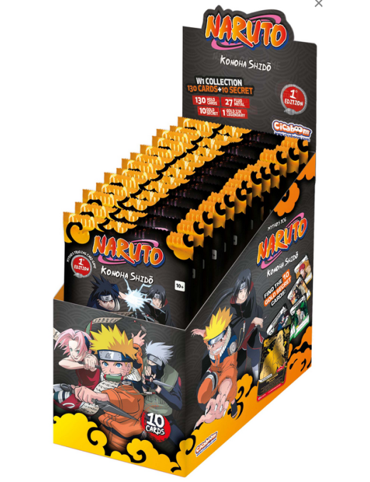 Naruto Mythos TCG 1er Chapitre Konoha Shido Boite de 24 Boosters FR
