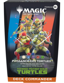Puissance des Tortues Magic Teenage Mutant Ninja Turtles Deck Commander FR MTG