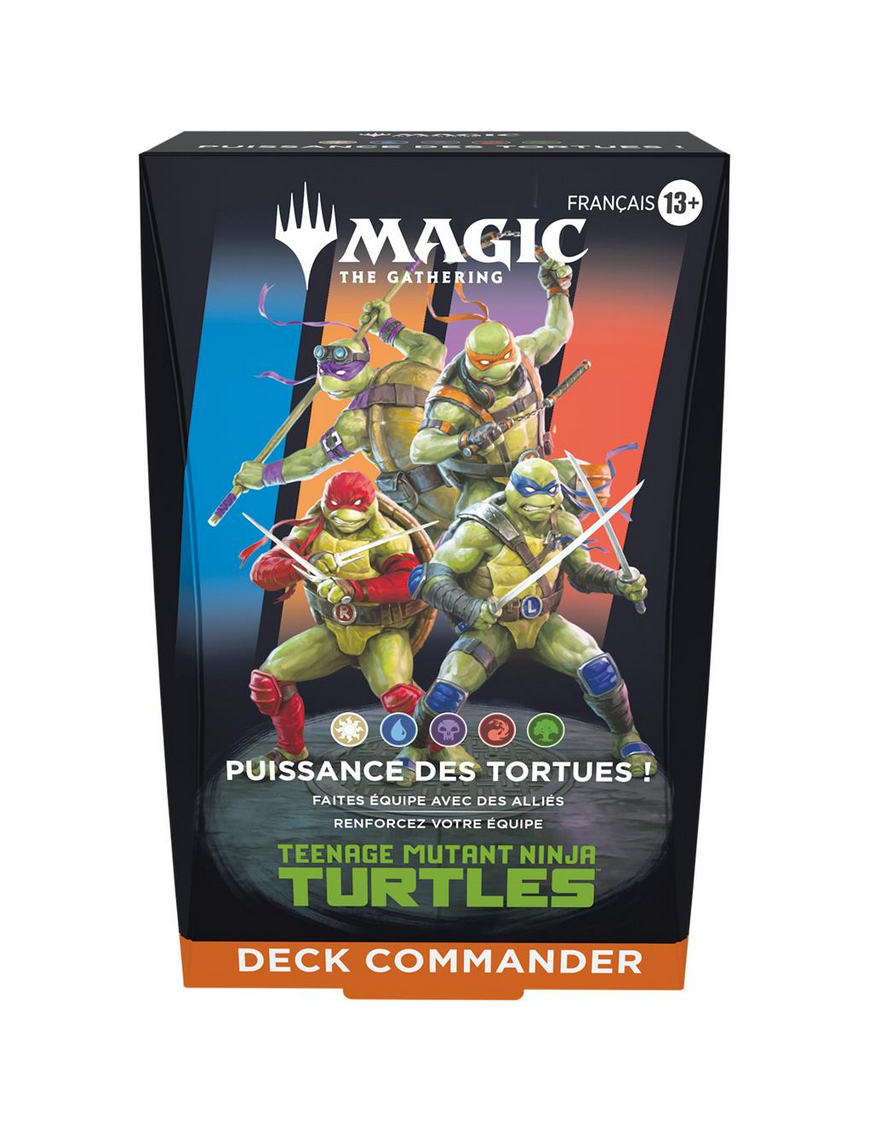 Puissance des Tortues Magic Teenage Mutant Ninja Turtles Deck Commander FR MTG