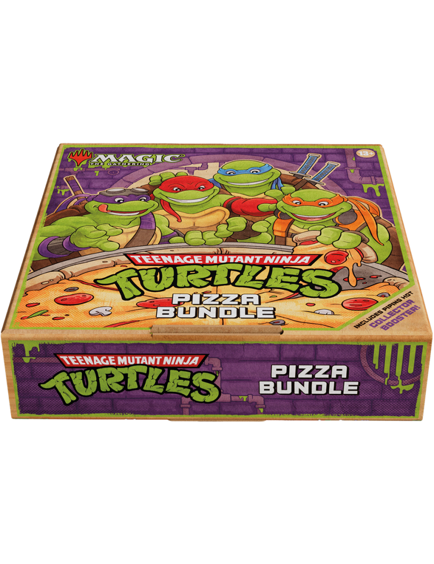 Magic Teenage Mutant Ninja Turtles Special Pizza Bundle Tortue Ninja Anglais MTG