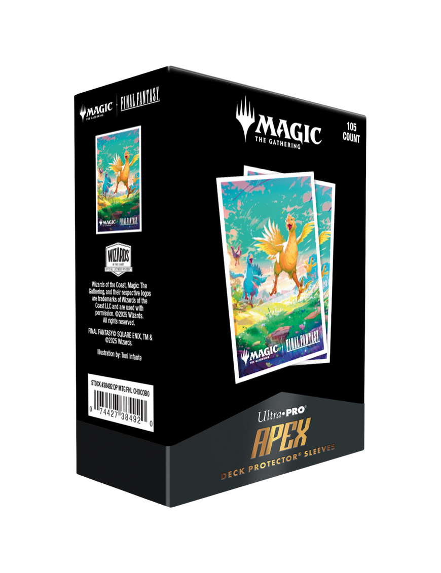 Sleeves Apex Magic x105 Final Fantasy Chocobo Parade ultra Pro