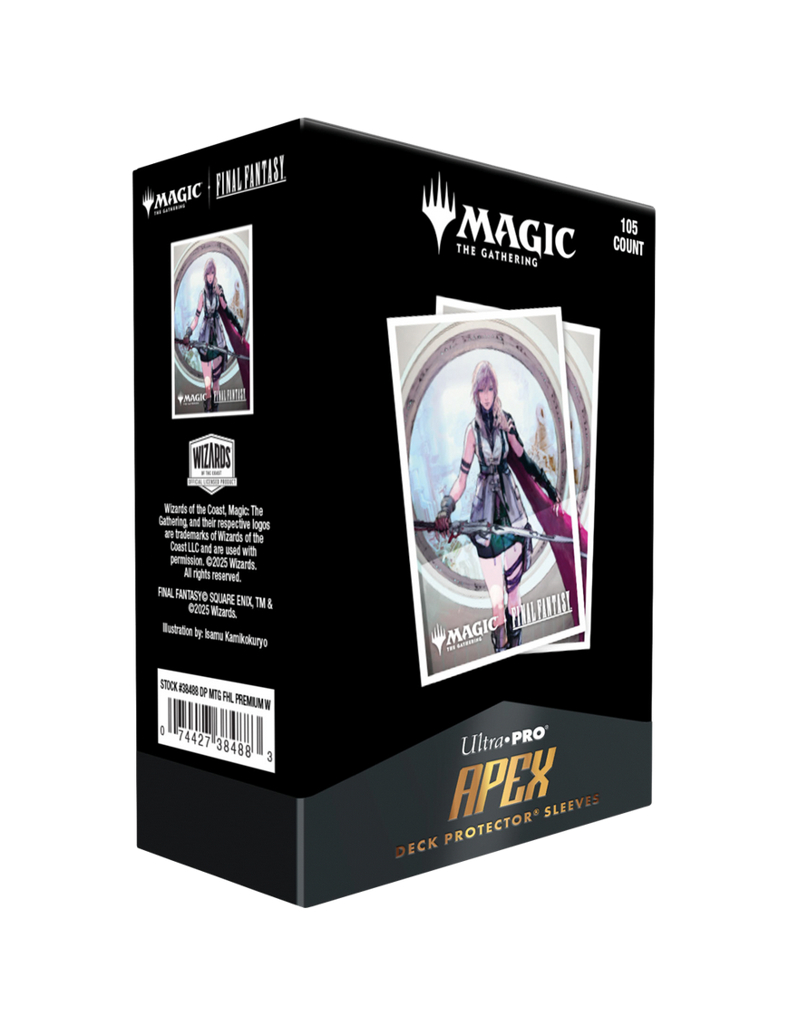Sleeves Apex Magic x105 Final Fantasy Lightning, Army of One Ultra Pro