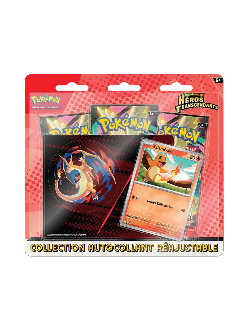 Pokemon Mega evolution Héros Transcendants Pack 3 boosters ME02.5 FR