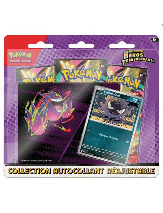 Pokemon Mega evolution Héros Transcendants Pack 3 boosters ME02.5 FR