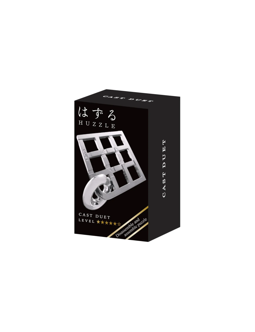 Casse-Tête Mini Huzzle Cast Duet Silver difficulté 5 FR
