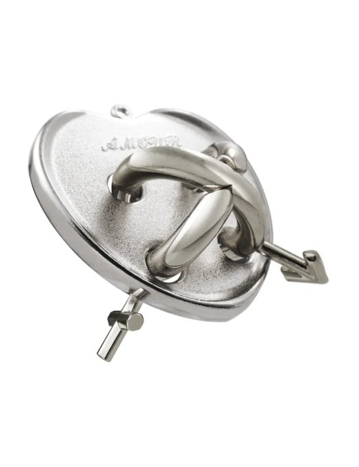 Casse-Tête Mini Huzzle Cast AMOUR silver difficulté 5 FR