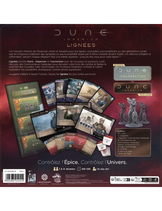Dune Imperium Extension Lignées D'IX FR Lucky
