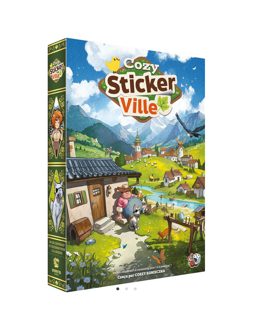 Cozy Sticker Ville FR Unexpected Games