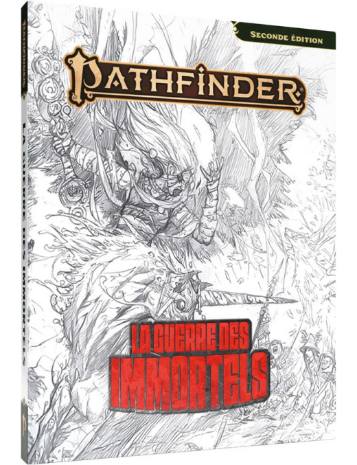 Pathfinder 2 : La Guerre des Immortels (Croquis) FR Black Book Editions