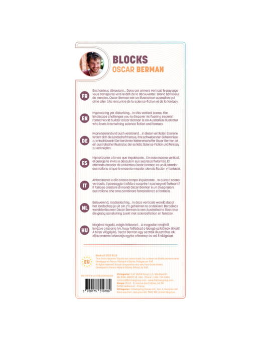 Puzzle Universe Blocks 1000 pieces FR iello