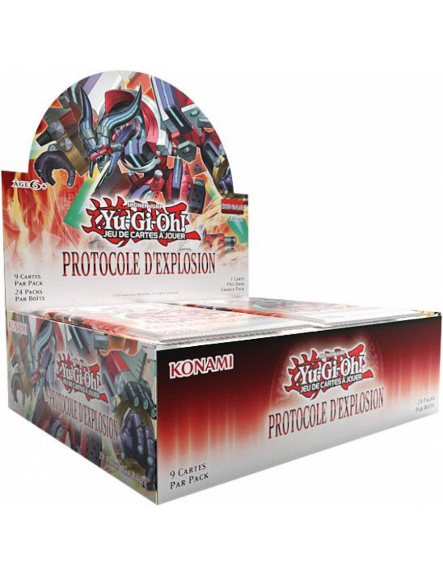 YuGiOh Boite de 24 Boosters Protocole d'Explosion FR Konami