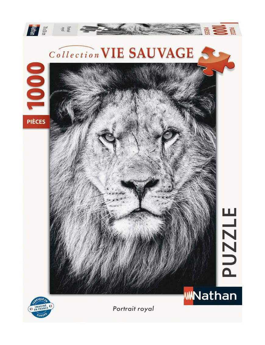 Puzzle 1000 p Portrait royal FR Nathan