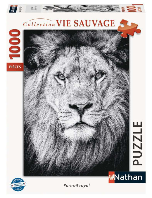 Puzzle 1000 p Portrait royal FR Nathan