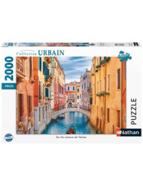 Puzzle 2000 p Sur les canaux de Venise FR Nathan