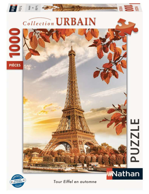 Puzzle 1000 p Tour Eiffel en automne FR Nathan