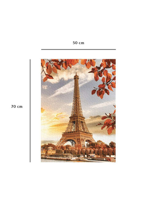 Puzzle 1000 p Tour Eiffel en automne FR Nathan