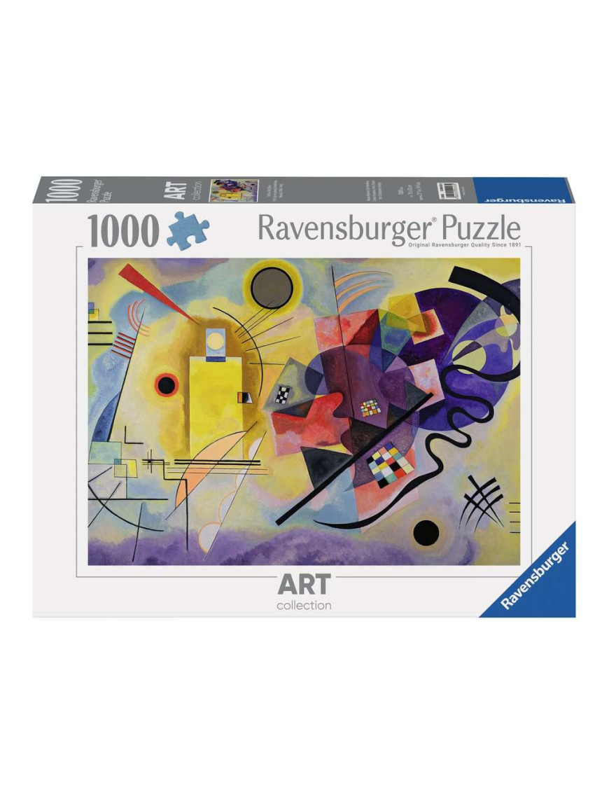Puzzle 1000 p Jaune Rouge Bleu Vassily Kandinsky FR Ravensburger