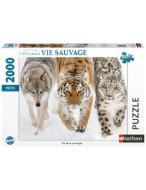 Puzzle 2000 p En terre sauvage FR Nathan