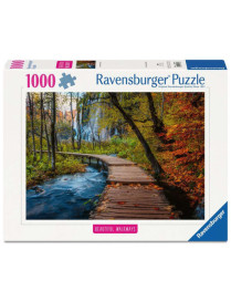Puzzle 1000 p Chemin boisé d'automne FR Ravensburger