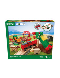 Circuit de la ferme et locomotive à pile FR Brio 33984