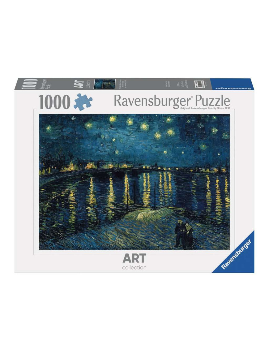 Puzzle 1000 p La nuit etoilee sur le Rhone FR Ravensburger